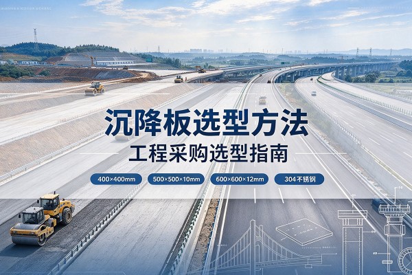 玉屏沉降板选择方法