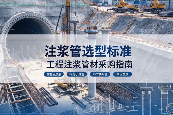 玉屏注浆管选型标准