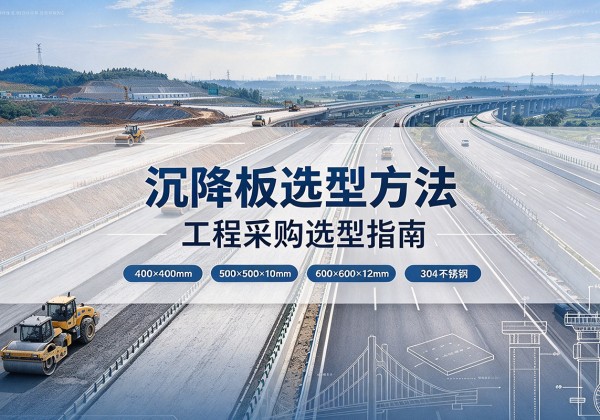 玉屏沉降板选择方法